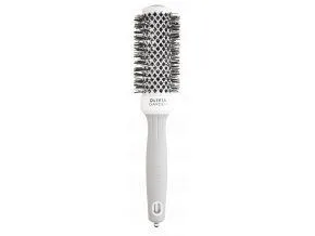 Olivia Garden Expert Blowout Shine White&Grey 35mm - Foukací kartáč