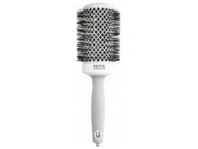 Olivia Garden Expert Blowout Shine White&Grey 55mm - Foukací kartáč