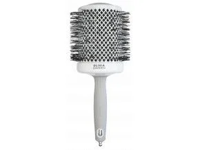 Olivia Garden Expert Blowout Shine White&Grey 80mm - Foukací kartáč