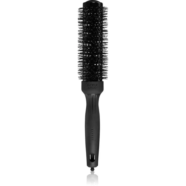 Olivia Garden Expert Blowout Speed Black Label kulatý kartáč na vlasy pro rychlejší foukanou ø 35 mm 1 ks