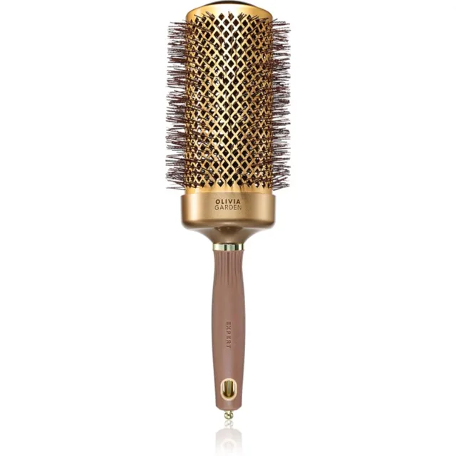 Olivia Garden Expert Blowout Speed Gold&Brown kulatý kartáč na vlasy 65mm 1 ks