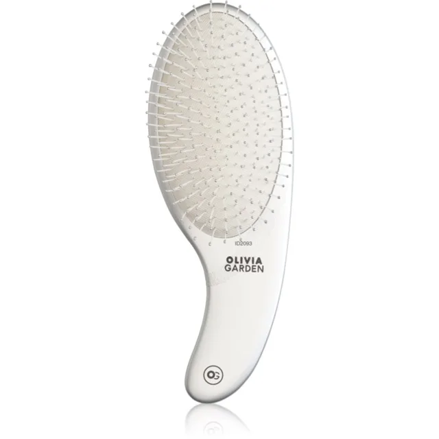 Olivia Garden Expert CURVE Nylon Silver kartáč na vlasy 1 ks