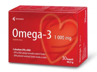 Omega-3 1000mg cps.30 pro zdravé srdce a cévy