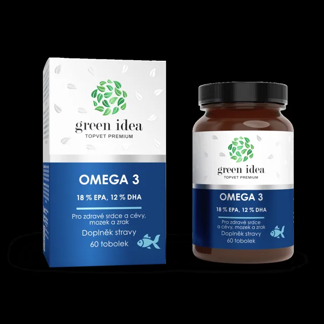 Omega 3 – 18 % EPA, 12 % DHA – 60 kapslí – Green idea