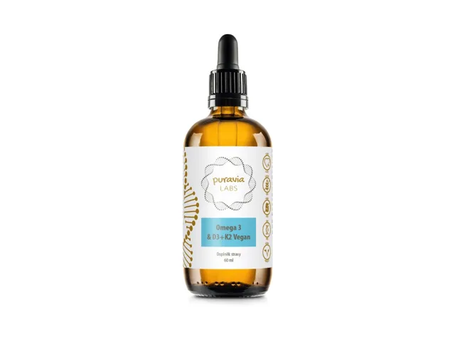 Omega 3 & D3 + K2 VEGAN, 60 ml