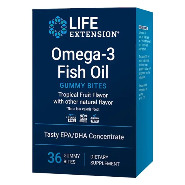 Omega-3 Fish Oil Gummy Bites, 36 Gummies