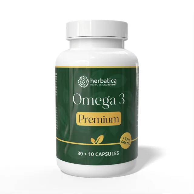 Omega 3 Premium - 40 kapslí - Herbatica