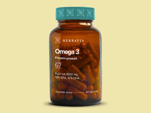 Omega 3  přírodní produkt - 60 tobolek