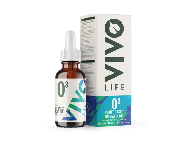 Omega 3 veganské kapky - máta peprná, 60 ml