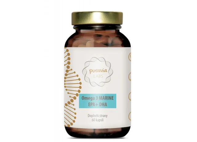 Omega-3 z mořských ryb, 60 softgelových kapslí