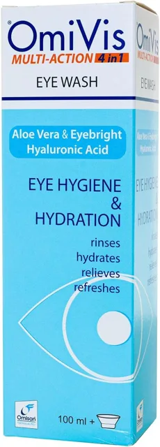 OmiVis Multi Action 4v1 Oční sprcha Hygiena 100 ml