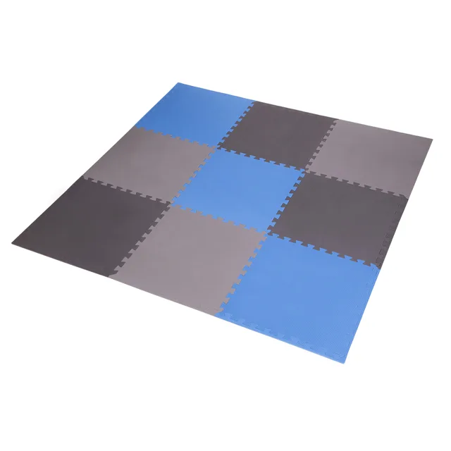 One Fitness Ochranná puzzle podložka MP10 modro-šedá