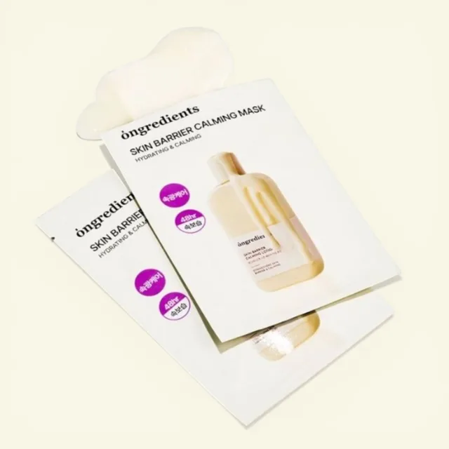ONGREDIENTS - Skin Barrier Calming Mask - Zklidňující plátýnková maska na posílení kožní bariéry - 27 ml