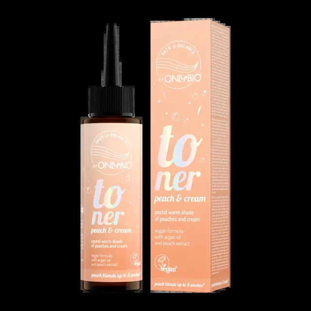 OnlyBio Toner na vlasy Peach&Cream 100 ml