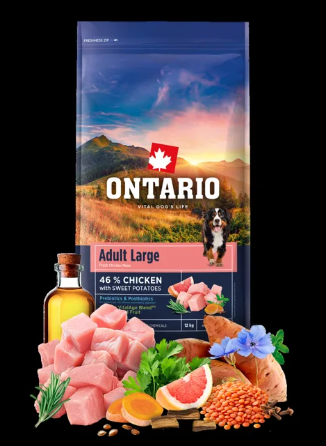 Ontario Adult Large Chicken & Sweet Potatoes 12kg
