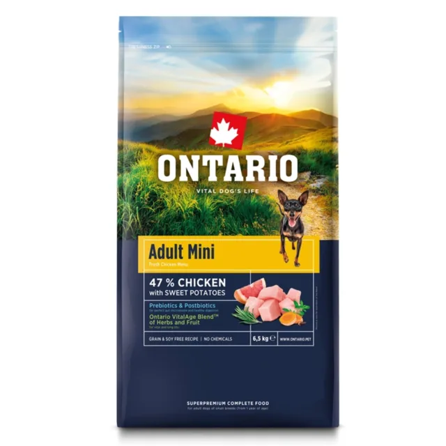 Ontario Dog Adult Mini Chicken - 6,5kg