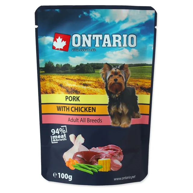 ONTARIO Kapsička vepřové s kuřecím ve vývaru 100 g