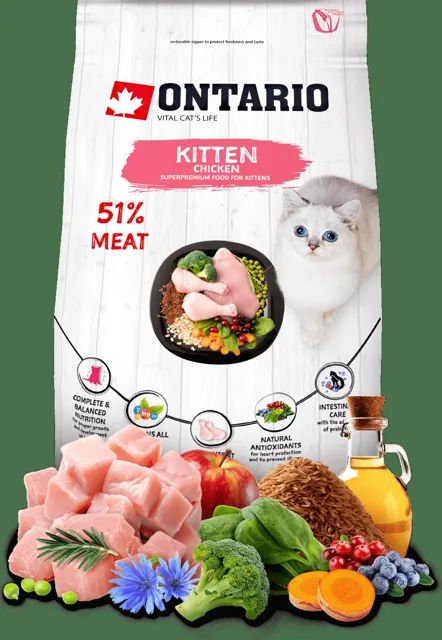 Ontario Kitten Chicken 0,4 kg