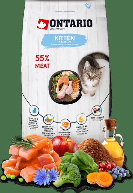 Ontario Kitten Salmon 6,5 kg