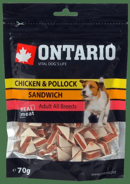 Ontario Snack Chicken Jerky Sandwich 70g