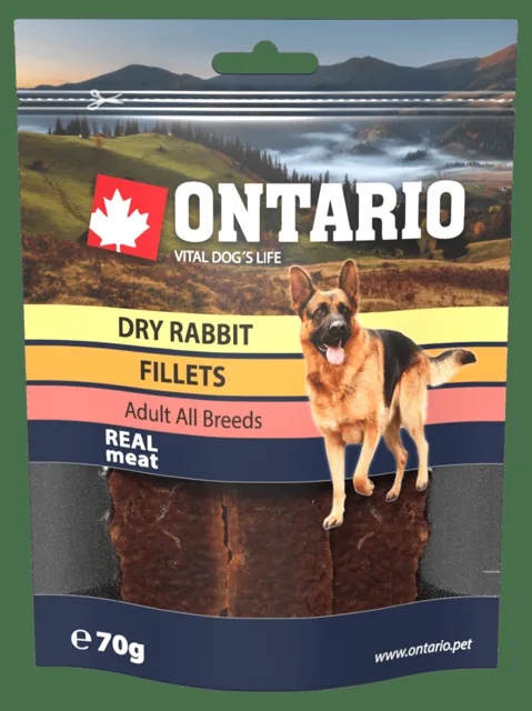 Ontario Snack Dry Rabbit Fillet 70g