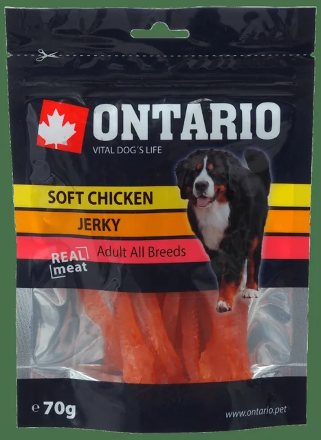 Ontario Snack Soft Chicken Jerky 70 g