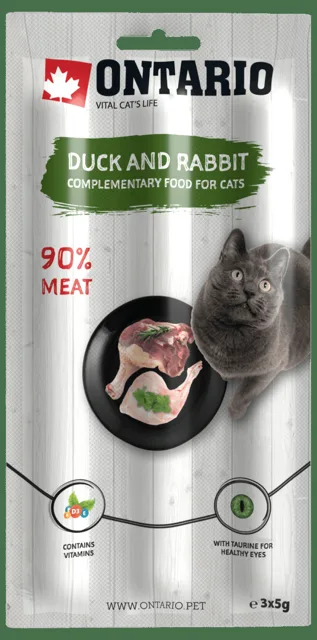Ontario Stick for cats Duck&Rabbit 3x5g