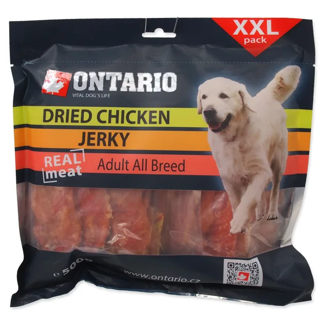 ONTARIO Sušené kuřecí kousky pro psy 500 g