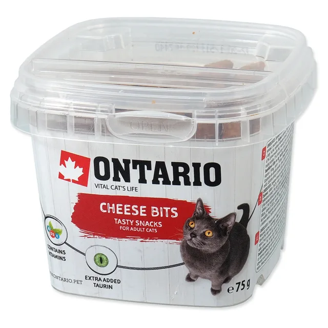 ONTARIO Sýrové polštářky pro kočky 75 g