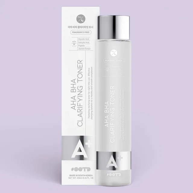 Ootd - AHA BHA Clarifying Toner - Čisticí toner s AHA a BHA kyselinami - 250 ml