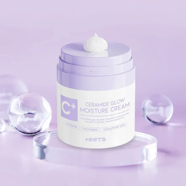 Ootd - Ceramide Glow Moisture Cream - Hydratační krém s ceramidy pro zářivou pleť -  50 ml
