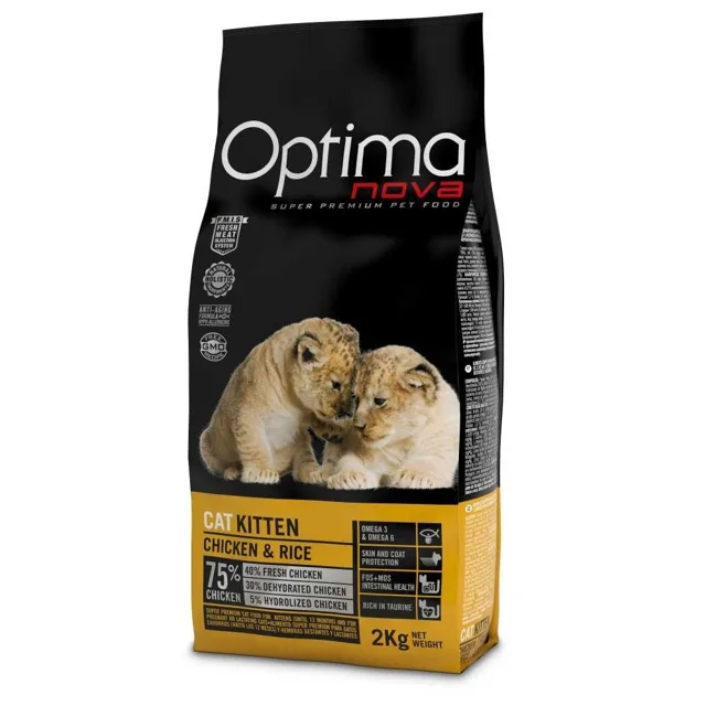 OPTIMAnova Cat Kitten Chicken/Rice - 2kg