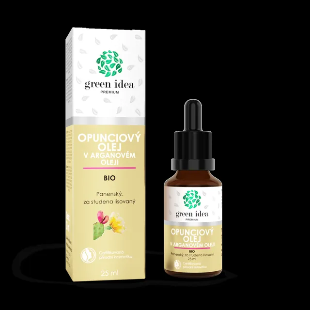 Opunciový olej v arganovém oleji BIO 25 ml – Green idea