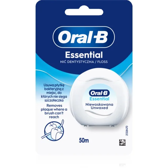 Oral-b Dentální Nit Essential 50m (nevoskovana)