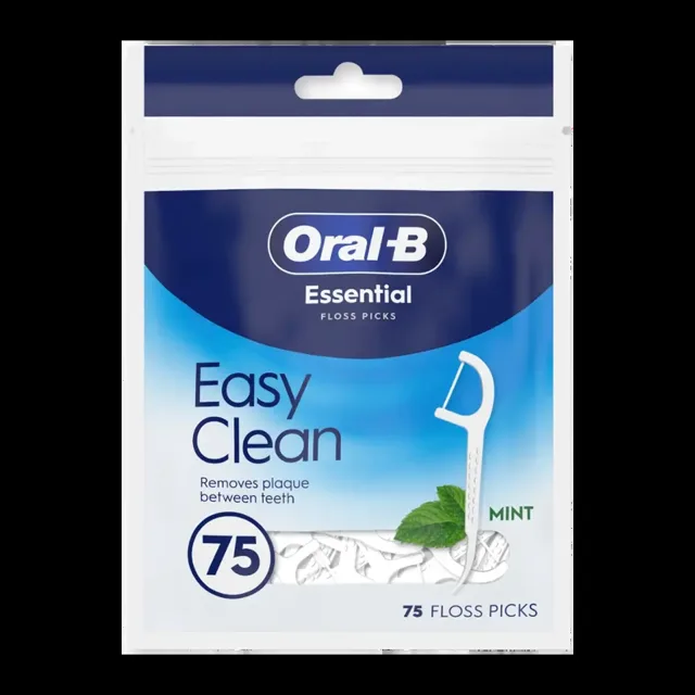 Oral-B Dentální párátka se zubní nití Easy Clean Mint 75 ks
