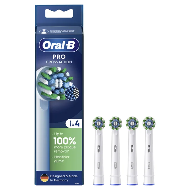 ORAL-B EB 50-4 PRO Cross Action Kartáčkové hlavy 4 kusy