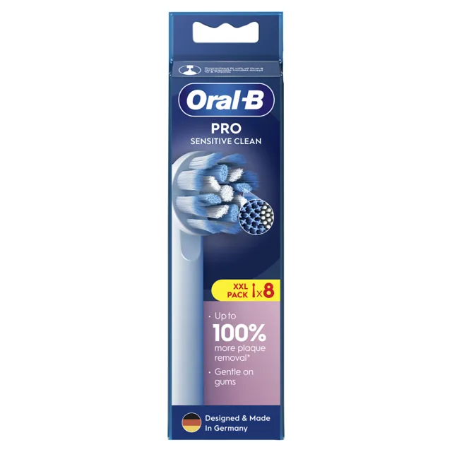 ORAL-B EB 60-8 PRO Sensitive Clean Kartáčkové hlavice 8 kusů