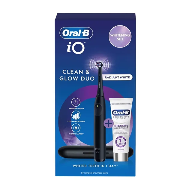 ORAL-B Elektrický zubní kartáček iO2 + zubní pasta 75 ml + pouzdro