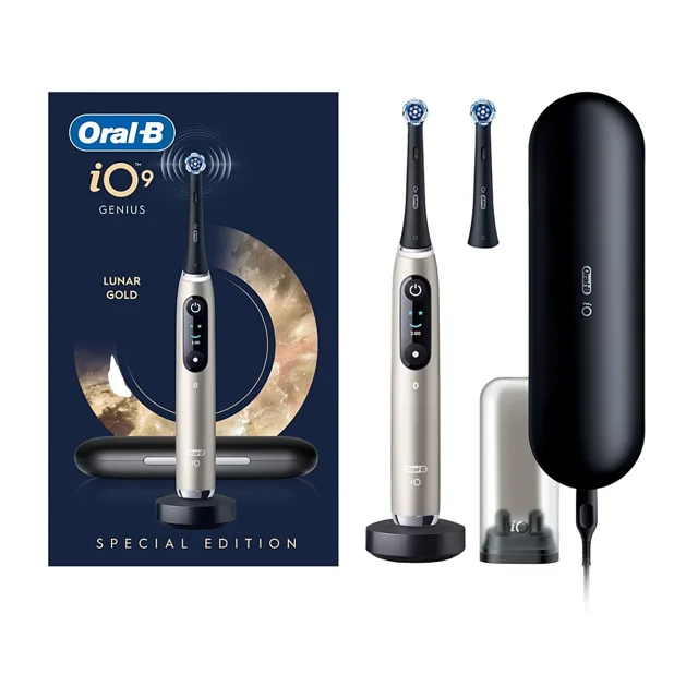 ORAL-B Elektrický zubní kartáček series iO 9 lunar gold + pouzdro