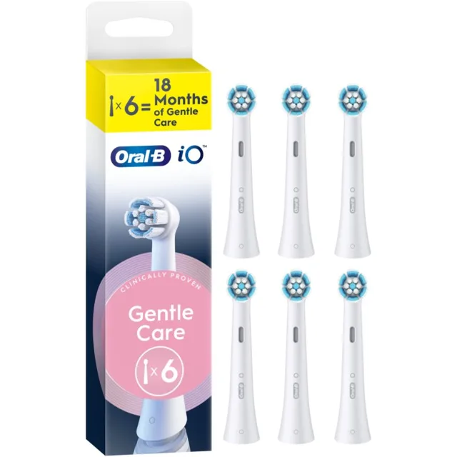 Oral-B iO Gentle Care náhradní hlavice pro citlivé dásně White 6 ks