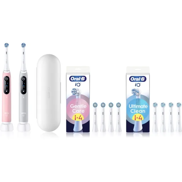 Oral-B iO6 Connected Coach sada zubních kartáčků a náhradních hlavic