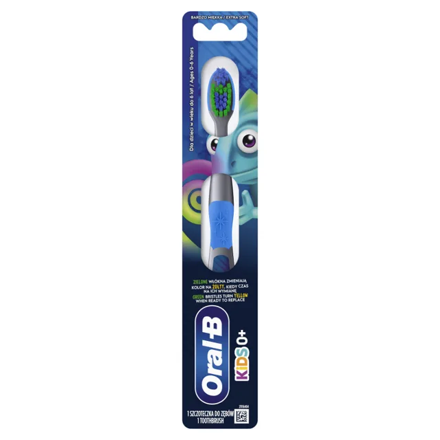ORAL-B Kids Zubní kartáček pro děti ve věku 0 - 6 let 1 kus