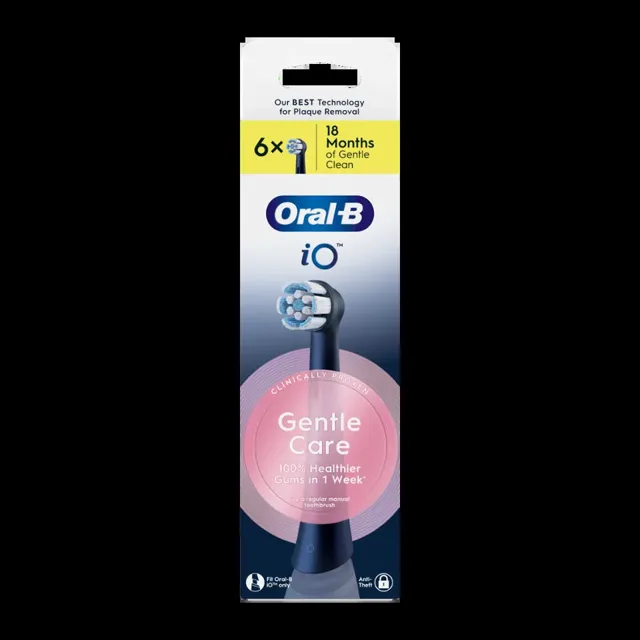 Oral-B Náhradní hlavice iO Gentle Care černé 6 ks