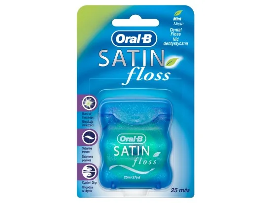 Oral-B Satin Floss Mint zubní nit 25 m