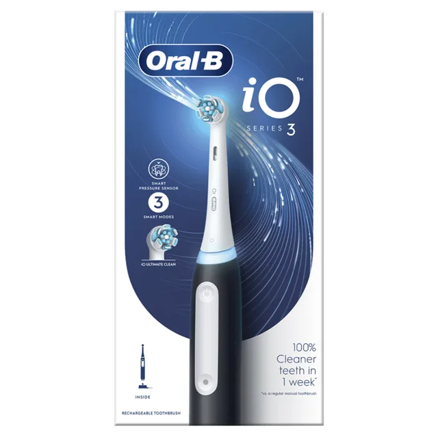 ORAL-B Series iO 3 black elektrický zubní kartáček