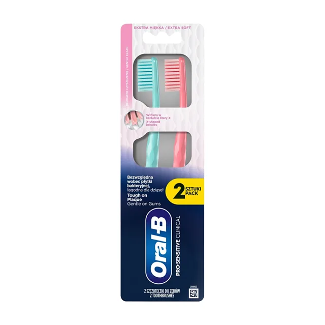 ORAL-B Zubní kartáček Pro.Sensitive Clinical 2 kusy