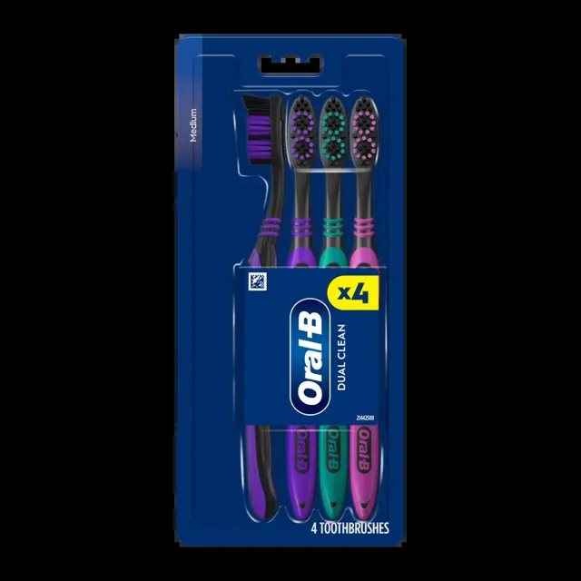 Oral-B Zubní kartáčky Dual Clean Medium 4 ks 4 ks