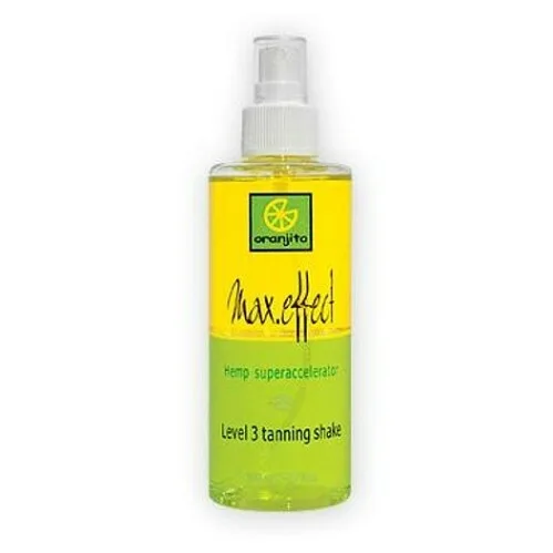ORANJITO Dvousložkový opalovací sprej do solária Level 3 (Hemp Superaccelerator) 200 ml