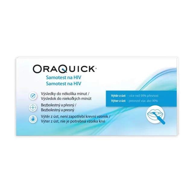 Oraquick Samotest na HIV 1 ks
