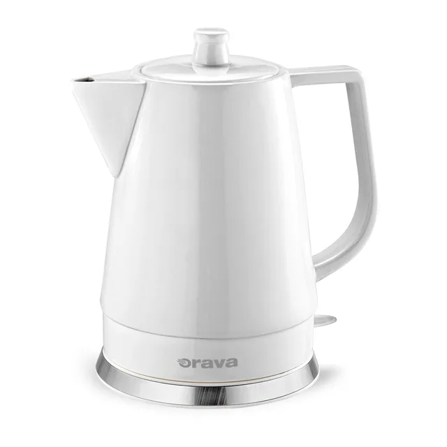 Orava Keramická konvice 1,5l, bílá
